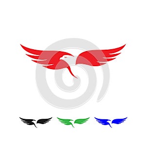 creative eagle head logo vector business concept