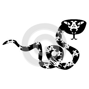 Creative Eastern Coral Snake Illustration