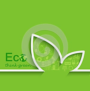 Creative eco concept design.