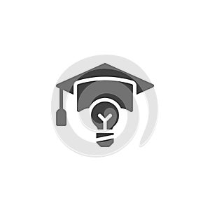 Creative education vector icon