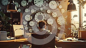 Creative expression of procrastination and invisible mental resistance