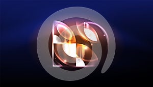 Creative geometric abstract illustration design