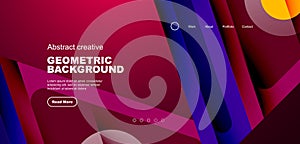 Creative geometric abstract vector background