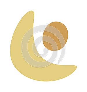 Creative geometric composition boho style