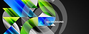 Creative geometric modern background template