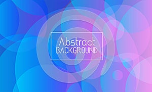 Creative geometric wallpaper. light blue and pink.