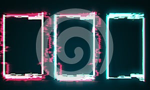 Creative glitch frames