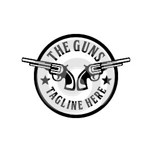 Creative Gun logo Design Vector Art Logo