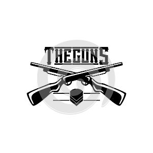 Creative Gun logo Design Vector Art Logo