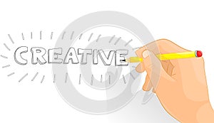 Creative hand