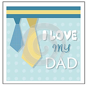 Creative Happy fathers Day Card