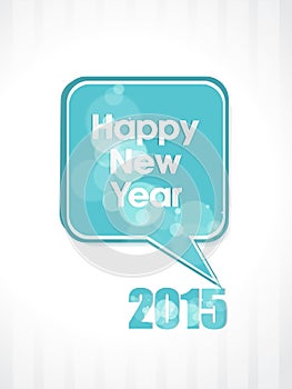 Creative Happy New Year 2015 Background.