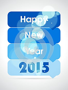 Creative Happy New Year 2015 Background.