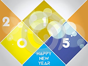 Creative Happy New Year 2015 Background.