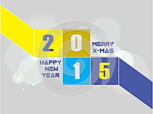 Creative Happy New Year 2015 Background.