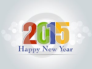 Creative Happy New Year 2015 Background.