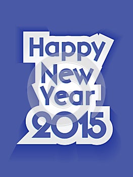 Creative Happy New Year 2015 Background.