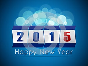 Creative Happy New Year 2015 Background.