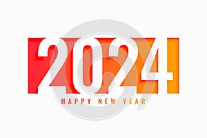 creative happy new year 2024 event background design