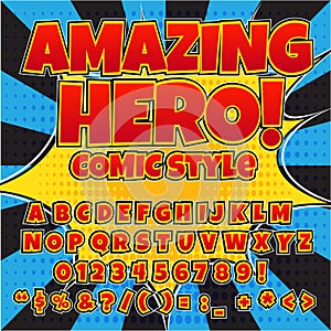 Creative high detail comic font.