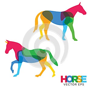 Creative Horse Animal Design, Vector eps 10