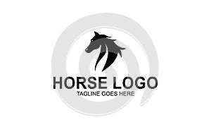 Creative horse logo icon symbol vector design illustration