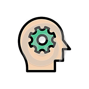 Creative vector glyph color  icon