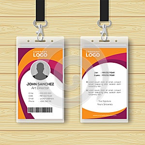 Creative ID Card Design Template