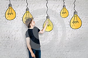 Creative idea concept