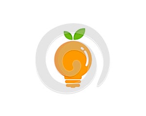 Creative Idea Fruit Icon Logo Design Element