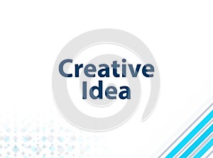 Creative Idea Modern Flat Design Blue Abstract Background
