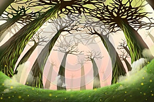 Creative Illustration and Innovative Art: Mystery Forest.