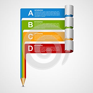 Creative Infographics design template.