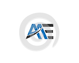 Creative Initial Letter AAE Logo