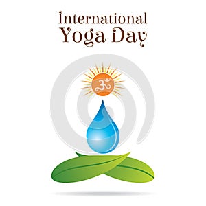 International yoga day poster design