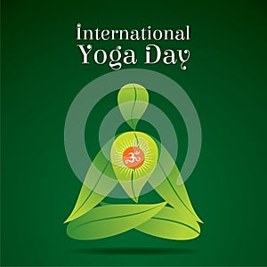 International yoga day poster design