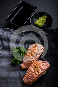 Creative Japanese food menu,sushi Simon Grill