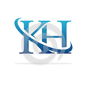 Creative KH logo icon design