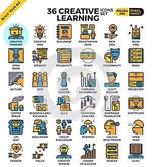 Creative learning icons