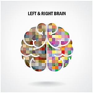 Creative left brain and right brain
