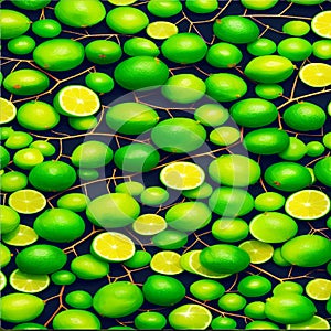 Creative lemon texture