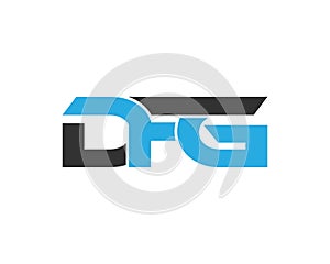 Creative Letter DFG Logo Icon Design Concept