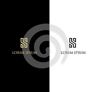 CREATIVE LETTER SH LOGO DESIGN