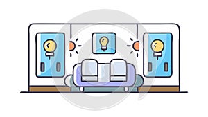 Creative Lightbulb Ideas, Innovation and Bright Solutions, vector design Generative AI