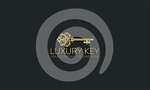 Creative Luxury Key Logo Design