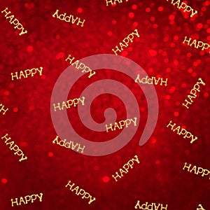 Creative Luxury Square Holiday red background Happy