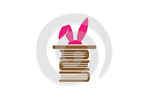 Creative Magic Rabbit Ears Library Logo