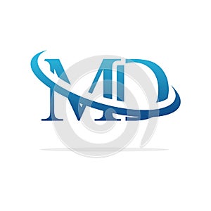Creative MD logo icon design
