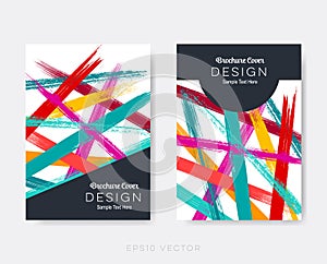 Creative modern brochure design templates