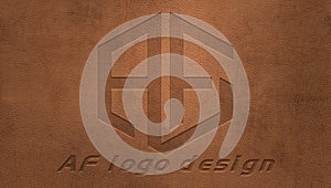 Web creative modern colorful mockup logo design